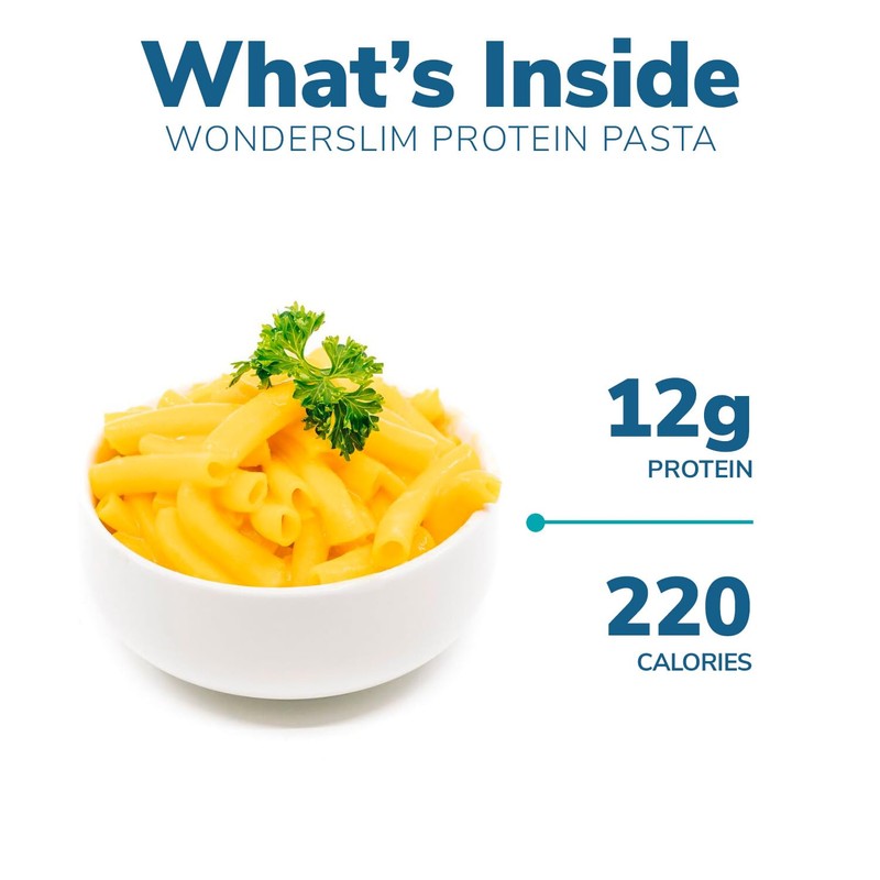WonderSlim Protein Pasta, Macaroni & Cheese, 12g Protein, Low Calorie