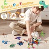Cyiecw 12-Piece Mini Building Blocks Set, 12-in-1 Dinosaur Children's Toy,