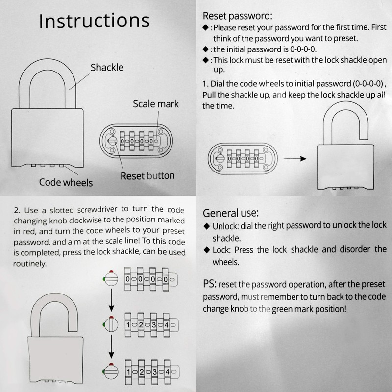 EAGLE-EG718 Fire Department Box EFB-2000 w/ Combination Padlock Heavy Duty