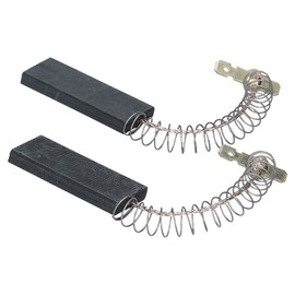 Set of 2 Motor Carbon Brushes 2956 for Washing Machine Compatible Bosch Siemens Constructa Neff 00605694 | 12.5 x 5 x 43 mm 4.8 mm AMP | Motor Carbon for VarioPerfect Logixx Classixx Avantixx Maxx