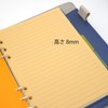 TSUKURIRO Kraft A5 Size Personal Organizer, Refill, 6 Holes, Ring,