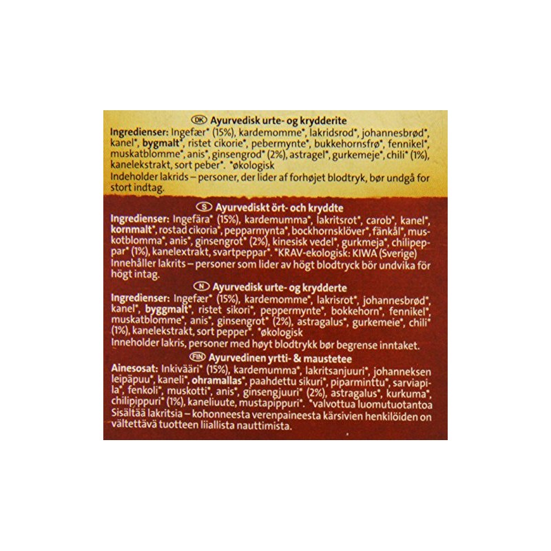 Yogi Tea Organic Men's Tea 17 Teabags by Yogi Tea