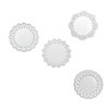 Metal Die Cuts Set Include 4 Different Patterns Round Lace