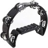 iGadgitz Xtra U6994 - Half Moon Hand Tambourine Double Cutaway