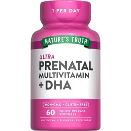 Prenatal Vitamins & Minerals with DHA, Folic Acid | Complete Prenatal Support for Women | Essential Nutrients for Pregnancy & Baby’s Development
