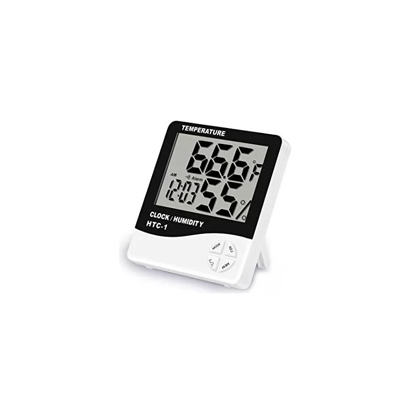 Taej 85 Higrometro Termometro Ambiental Digital Alarma Mide Humedad