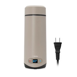 dretec Boiling Temperature Control Bottle, Hot Water, Boiling, Temperature Adjustable, 12.6 / 24.6 / 24.6 / 21.6 / 28.4 / 28.4 / 29.4 °F (50 / 60 / 70 / 80 / 90 / 95 °C), For One Person Outdoors, Camping, Sleeping in a Car, Milk, Hospital, Hotel, Travel,