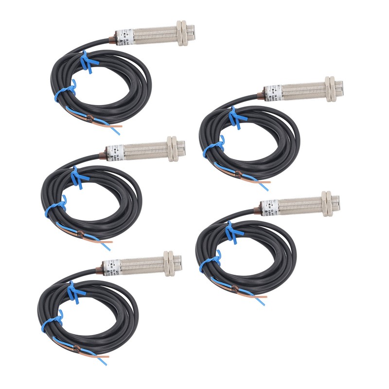 5PCS Proximity Sensor NPN Aluminum Alloy Sensitive Hall Switch Sensor