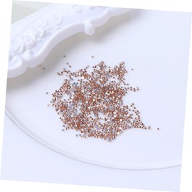 Healeved 1440pcs Half Round Artificial Crystal Glass Ab Beads Manicure Gems and Charms Nail Charms for Nail Art DIY Jewelry