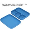 Baby Silicone Divided Food Plate with Lid Drop Resistant Suction