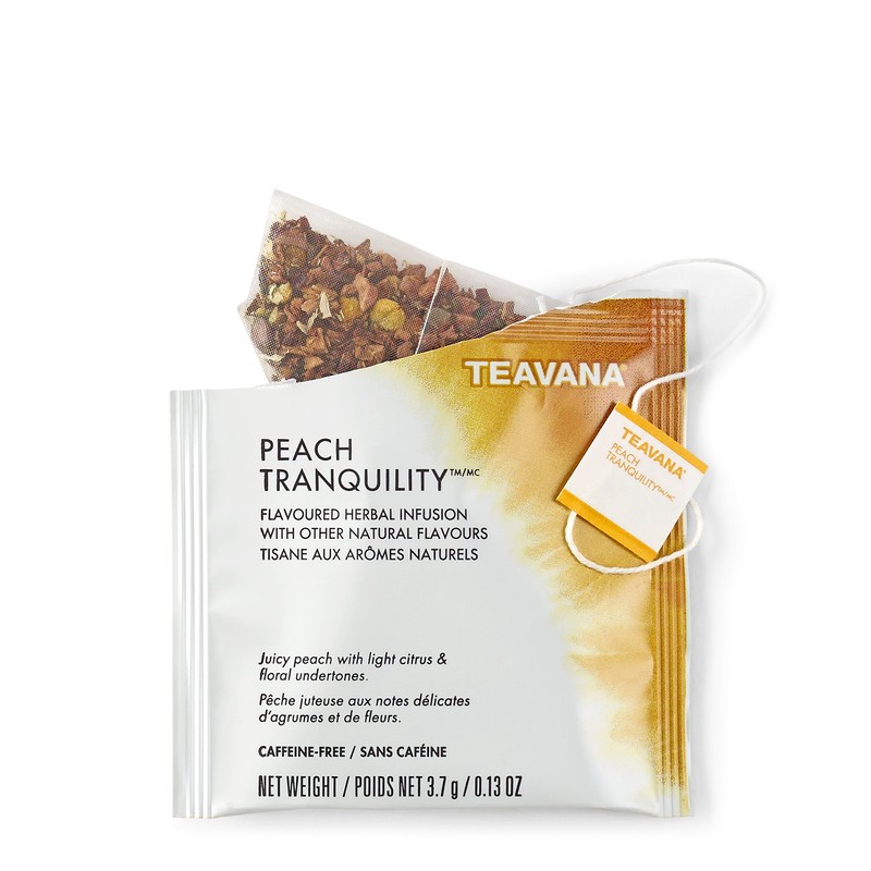 Teavana Peach Tranquility Full Leaf Tea 12 Sachets (0.13 oz