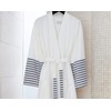 Kimpton Style Striped Turkish Robe - One Size Fits Most