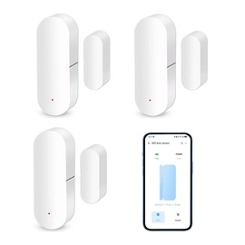 WiFi Smart Door Sensor: Door Open Contact Sensor for Home Security, Wireless Window Sensor, Secure Your Home with Instant Alerts & Smart Automation, Alexa & Google Assistant Compatible (3-Pack)