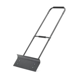 Yard Butler Snowplow Push Shovel, ISPP-24 - No-Bend Shovel for Easy Snow Clearing - Ergonomic Design - Two-Handed Cushioned Grips - Powder-Coated Steel Construction - Improved Simple Assembly