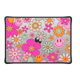 CASETiFY Impact MacBook Pro 16" (2021 & 2023) Case [Enhanced Protective Corner Design/Ventilation Cutouts/Anti-Slip Grip] - Groovy Clear