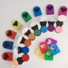 12pcs DIY Disposable Puff Hair Chalk for Cosplay Party Washable
