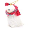 Komondor Tiny Miniature One Christmas Ornament - Delightful!