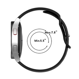 Turnwin Bands Compatible for Parsonver SR1 Smart Watch Bands, Silicones Adjustable Wristband Replacement Watch Band Strap for Parsonver SR1 Smartwatch Accessories