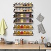 TJ.MOREE 2 Pack Spice Rack Wall Mount Rustic Style Hanging
