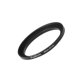 Fotodiox Metal Step Up Ring, Anodized Black Metal 49mm-55mm