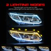 MICTUNING LED Headlight Surface Strip Tube Light 24 Inch DRL