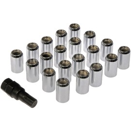 Dorman 711-445 Chrome Tuner M12-1.25 Compatible with Select Models, 20 Pack