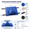 Adjustable Wheelchair Seat Cushion with Positioning Limiter – Pressure-Relief Elastic