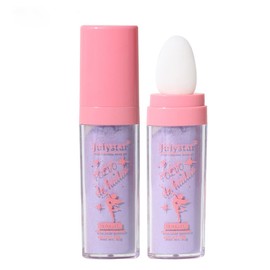 GL-Turelifes Highlighter Stick Puff Fairy Stick Highlighter Powder Glitter Loose Powder Brush Stick Contouring Powder Shimming Powder Tiktok Makeup (P06 Romantic Purple)