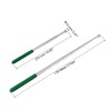 PATIKIL 5Ft Telescopic Handy Flagpole Portable Extendable Flag Pole Green