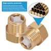 Pack of 2 Check Valves 3/4 Inch DN20 Brass Backflow