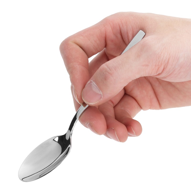 12Pcs Long Handle Dessert Spoon 316 Stainless Steel Soup Coffee