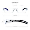 VisionGlobal 5 Pairs Reading Glasses, Blue Light Blocking Glasses, Computer