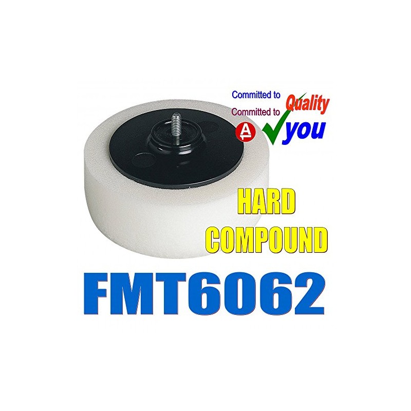 Compound Polishing Foam Orbital Pad Plate 150mm White M14 Waxing