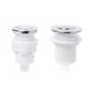 JOYKK 32 mm Compressed Air Switch Button for Bathtub Waste