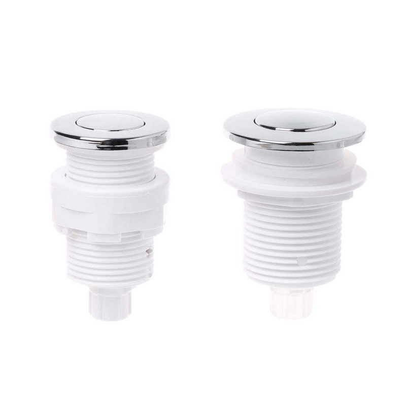 JOYKK 32 mm Compressed Air Switch Button for Bathtub Waste