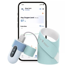 Babytone Baby Monitor Tracks Baby's Oxygen Level, Heart Rate, Body Movement Baby Oximeter