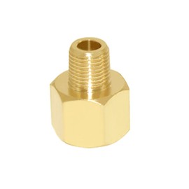 Joywayus 1/4" NPT Thread Female × 1/8" NPT Thread Male Brass Pipe Fitting Adapter