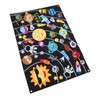 45pcs Outer Space Felt Story Board 3.5in Storytelling Educational DIY