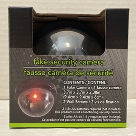 e-Circuit Fake Security Camera*Battery Operated*Wall/