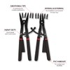 Performance Tool W88015 Heavy Duty Snap Ring Pliers Set for