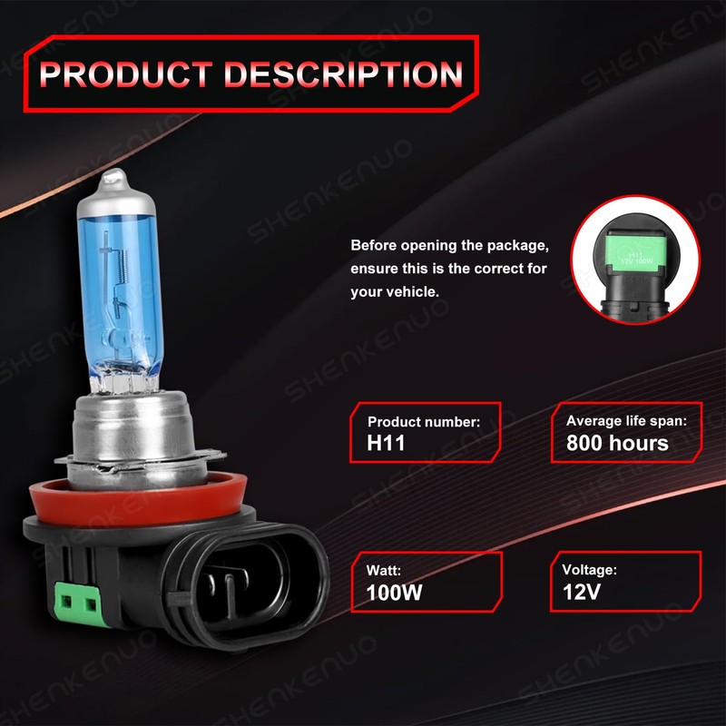HMCYCI For Volvo VNL VNM 2004-2015 High Performance Halogen Headlight