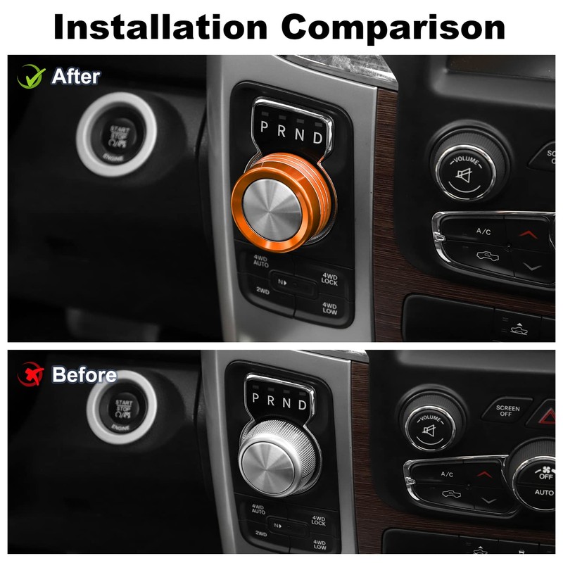 Voodonala for Dodge RAM Aluminum Gear Shift Shifter Switch Transmission