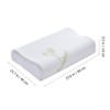 Toyvian Ergonomic Bamboo Fiber Neck Pillow Cover for Cervical Relief