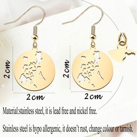 bobauna Collar hueco con colgante de mapa de las Islas Filipinas, diseño de mapa geográfico, regalo para filipinos