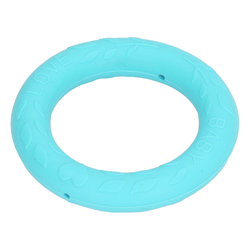 5pcs Baby Soft Silicone Teething Ring Toy Infant Safe Elastic