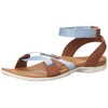 REVITALIGN - Sandalia Ajustable para Mujer, Bruma Azul, 7 US