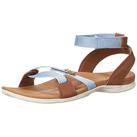 REVITALIGN - Sandalia Ajustable para Mujer, Bruma Azul, 7 US