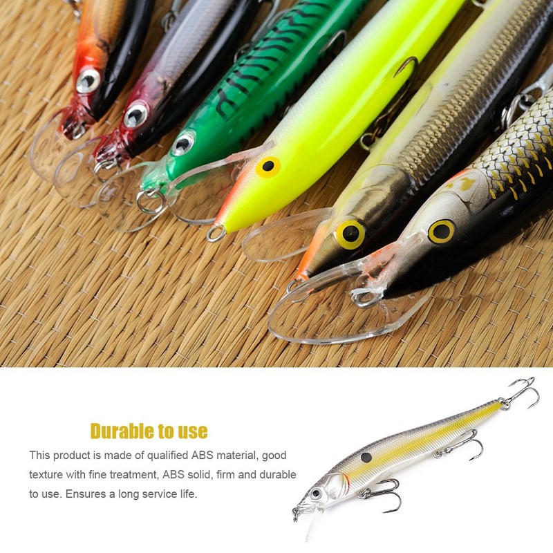 Señuelos de pesca Minnow, trajes de baño duros de pesca