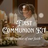 First Communion Bible and Candle - Biblia y Vela de