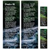 Gueevin 70 Pcs Psalm 91 Bookmarks Christian Bookmarks with Bible